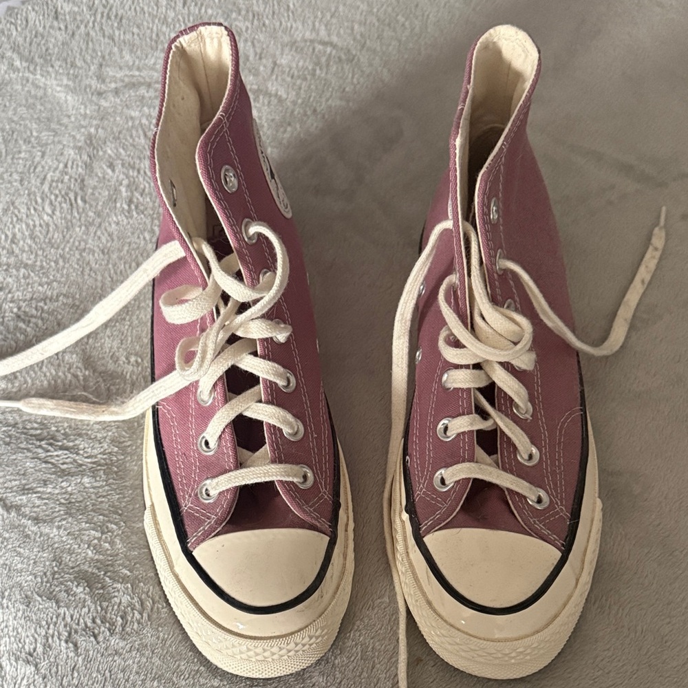 Converse Mauve High-Top Sneakers